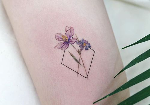 „Instagram“ radome 25 šauniausias geometrines tatuiruotes