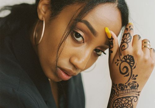 Henna tetoválás portré