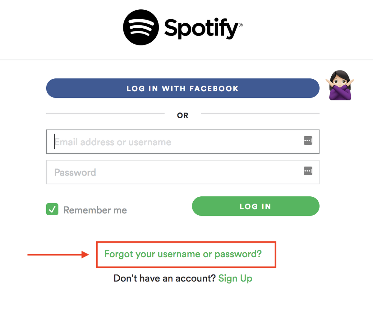 หากคุณสร้างบัญชี Spotify ด้วย Facebook จะเชื่อมโยงกับ Facebook ตลอดไป