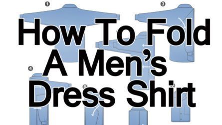 kako zložiti oblečeno majico