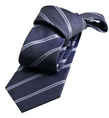 mørk knute-silke-slips