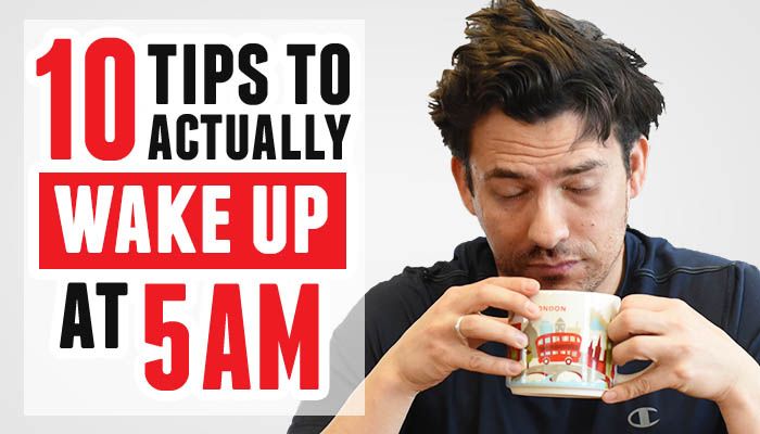 Cómo realmente despertar a las 5AM (10 Ninja Hacks)