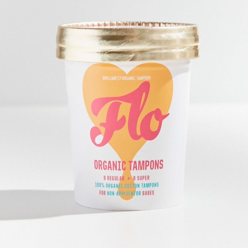 FLO Organic tampons pot