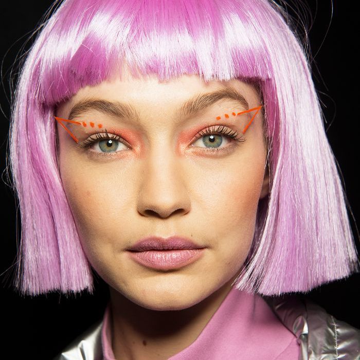 Herbst 2018 NYFW Beauty Trends: Gigi Hadid für Jeremy Scott