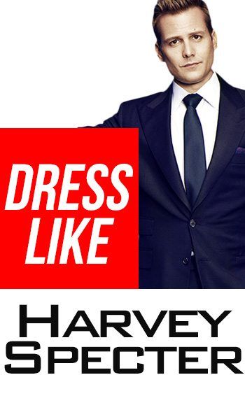 pukeutua kuten Harvey Spectre