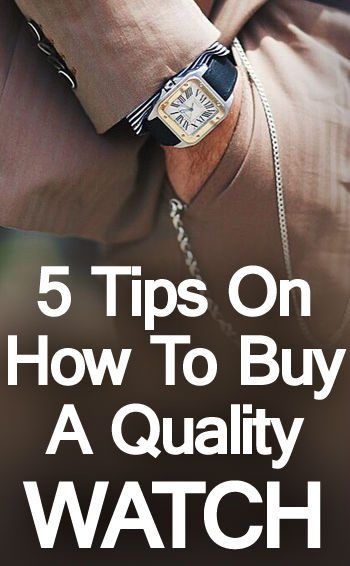 5 dicas para comprar um relógio de qualidade | Guia de compra de relógios para homens | Compre relógios como um profissional