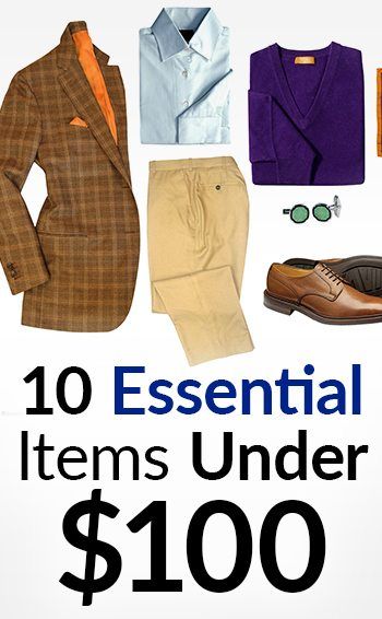 10 básicos de ropa masculina por menos de $ 100 | Mejores marcas para el estilo de los hombres con un presupuesto | Ropa masculina de calidad a precio asequible