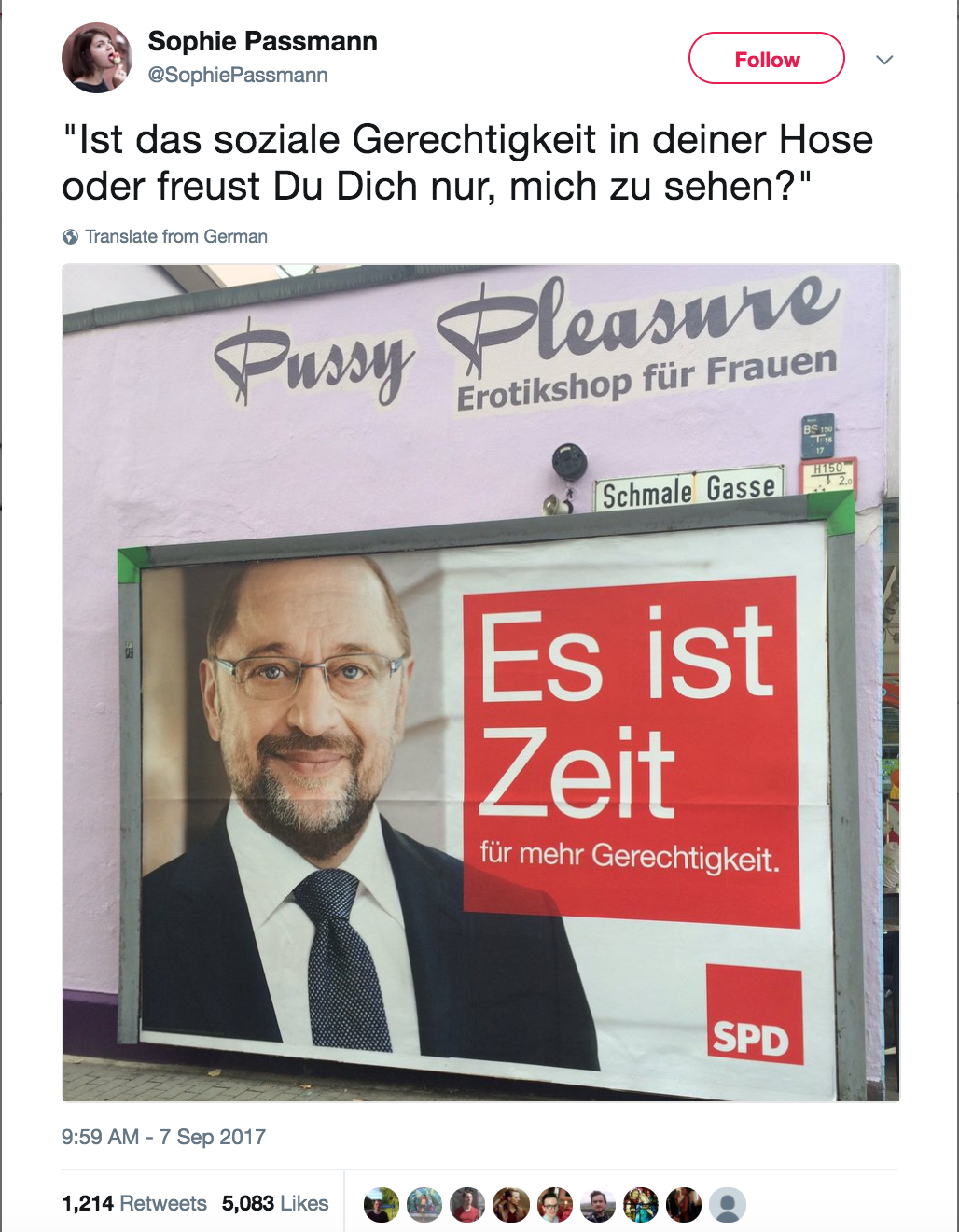 Es gibt einen deutschen Politiker namens Christian Lindner und seine Poster sind verdammt toll